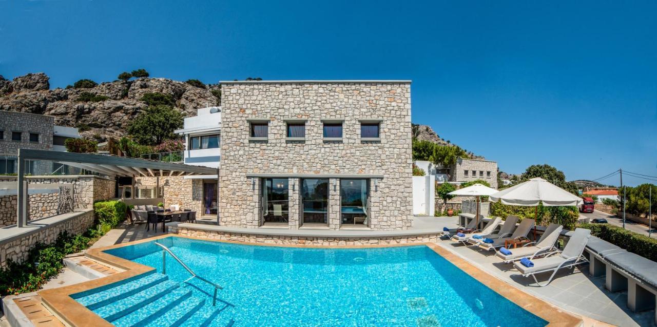 Villa Costamare - Enjoy Lazy Days On The Private Pool-Jacuzzi Pefki  Bagian luar foto